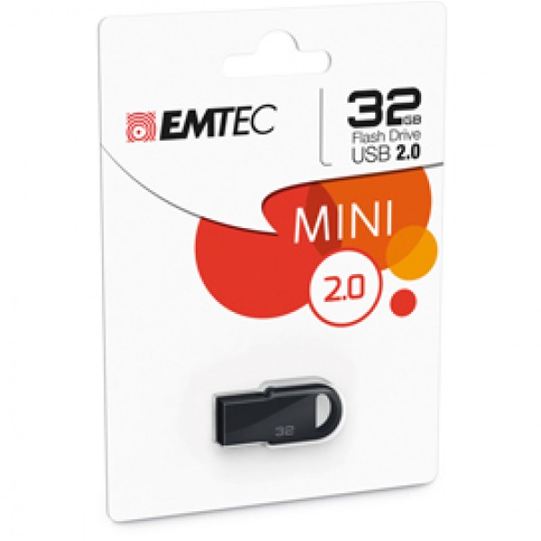 Emtec - Memoria Usb 2.0 - Nero - ECMMD32GD252 - 32GB Emtec - Memoria Usb 2.0 - Nero - ECMMD32GD252 - 32GB