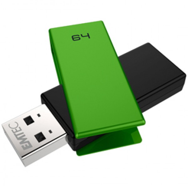Emtec - Usb 2.0 - C350 - 64 GB - Verde Emtec - Usb 2.0 - C350 - 64 GB - Verde
