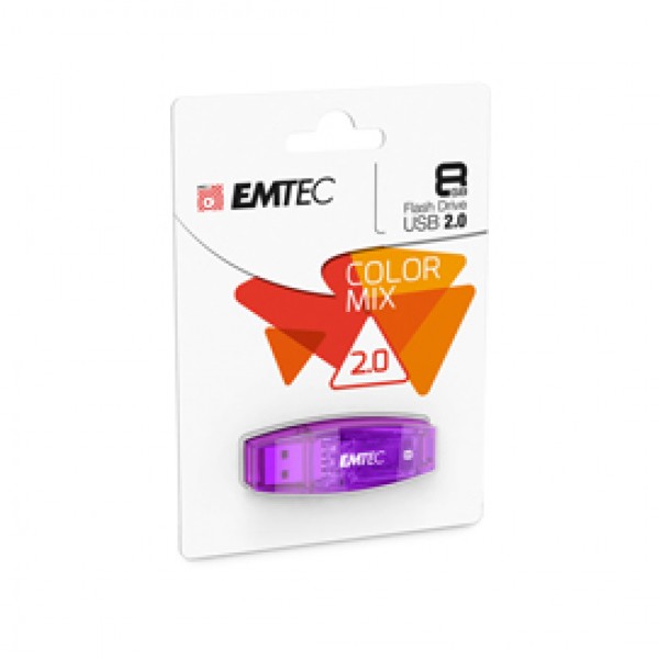 Emtec - Memoria Usb 2.0 - viola - ECMMD8GC410 - 8GB Emtec - Memoria Usb 2.0 - viola - ECMMD8GC410 - 8GB