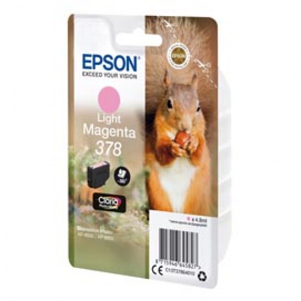 Epson - Cartuccia ink - 378 - Magenta chiaro - C13T37864010 - 360 pag Epson - Cartuccia ink - 378 - Magenta chiaro - C13T37864010 - 360 pag