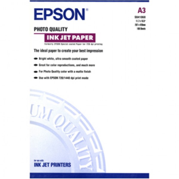 Epson - Carta speciale (720/1440 dpi), finitura opaca - C13S041068 Epson - Carta speciale (720/1440 dpi), finitura opaca - C13S041068