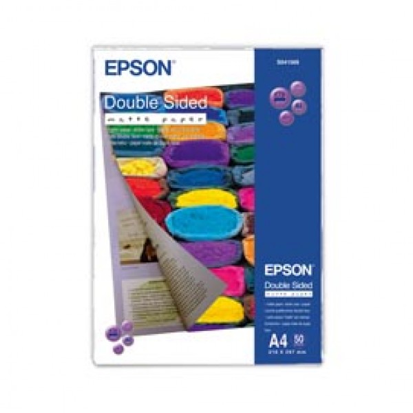Epson - Double-Sided Matte Paper - A4 - 50 Fogli - C13S041569 Epson - Double-Sided Matte Paper - A4 - 50 Fogli - C13S041569