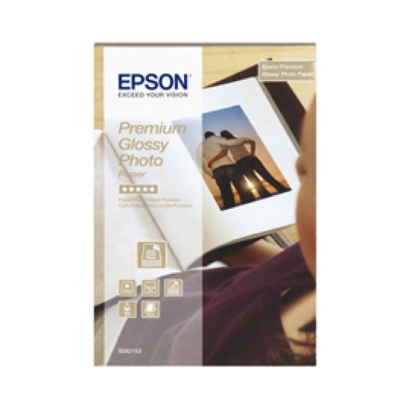 Epson - Premium Glossy Photo Paper - 10x15cm - 40 Fogli - C13S042153