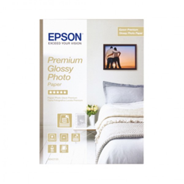 Epson - Premium Glossy Photo Paper - A4 - 15 Fogli - C13S042155