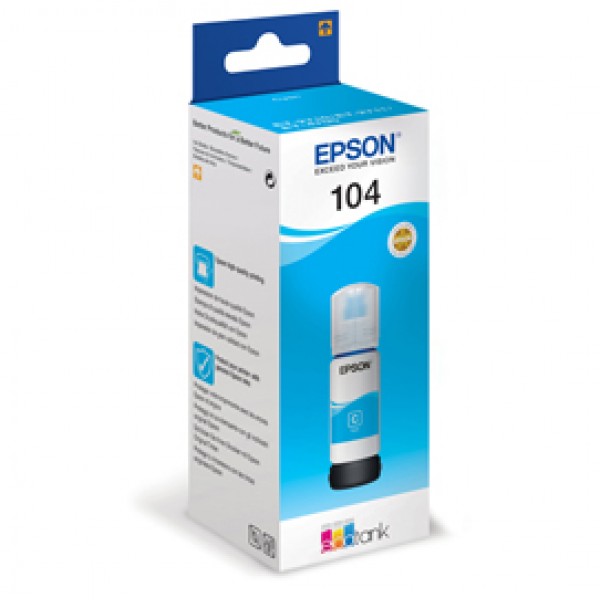 Epson - Tanica - 104 - Ciano - C13T00P240 - 65ml Epson - Tanica - 104 - Ciano - C13T00P240 - 65ml