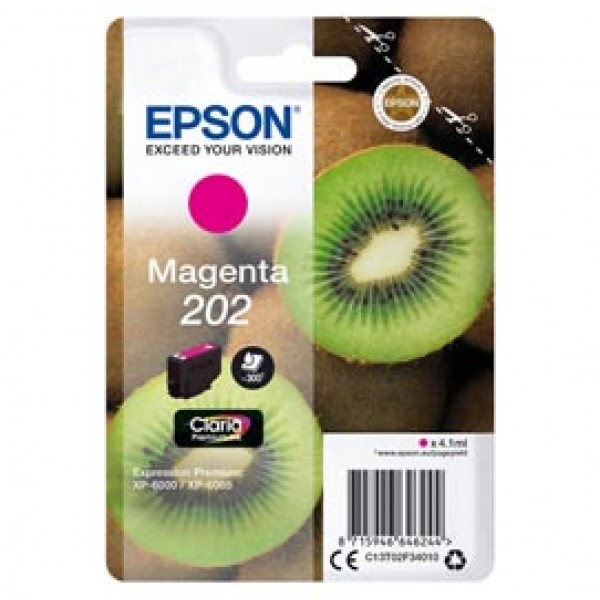 Epson - Cartuccia ink - 202 - Magenta - C13T02F34010 - 4,1ml