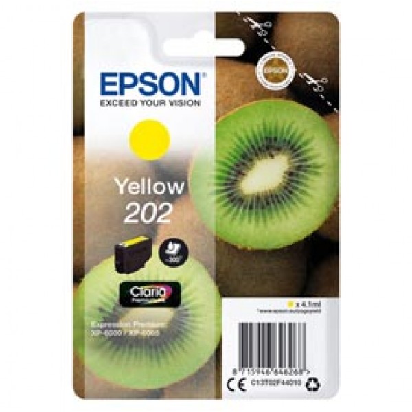 Epson - Cartuccia ink - 202 - Giallo - C13T02F44010 - 4,1ml