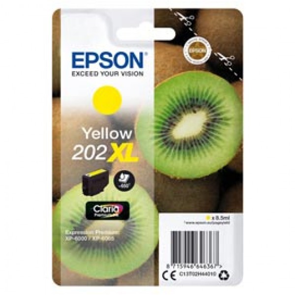 Epson - Cartuccia ink - 202XL - Giallo - C13T02H44010 - 8,5ml Epson - Cartuccia ink - 202XL - Giallo - C13T02H44010 - 8,5ml