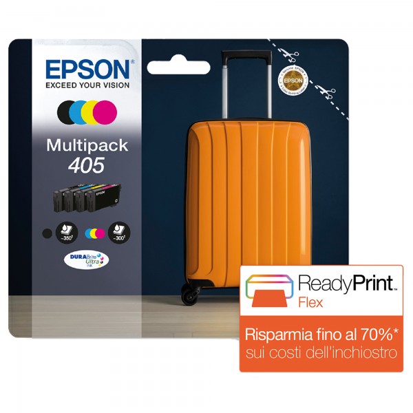 Epson Cartuccia Multipack DURABriteUltra, 405 BK/C/M/Y