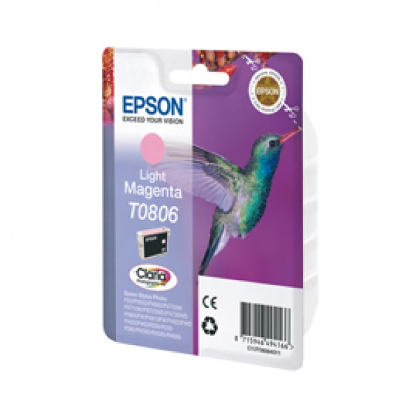 Epson - Cartuccia ink - Magenta chiaro - T0806 - C13T08064011 - 7,4ml Epson - Cartuccia ink - Magenta chiaro - T0806 - C13T08064011 - 7,4ml