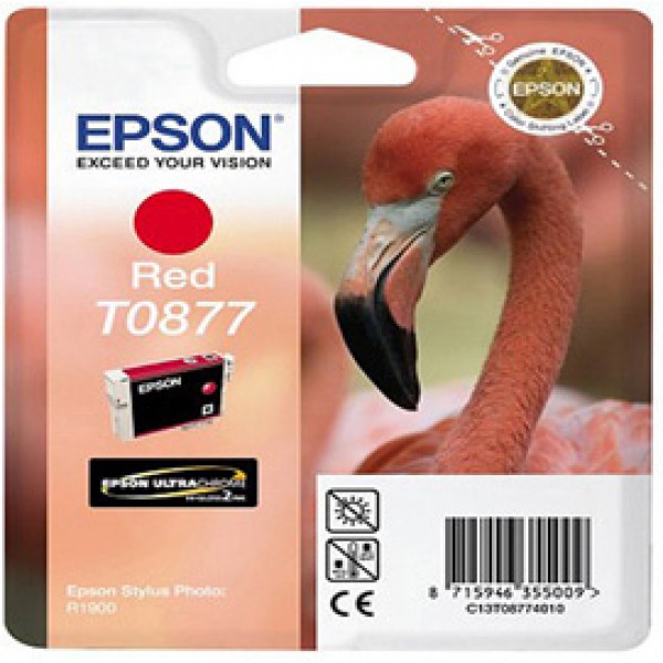 Epson - Cartuccia ink - Rosso - T0877 - C13T08774010  - 11,4ml