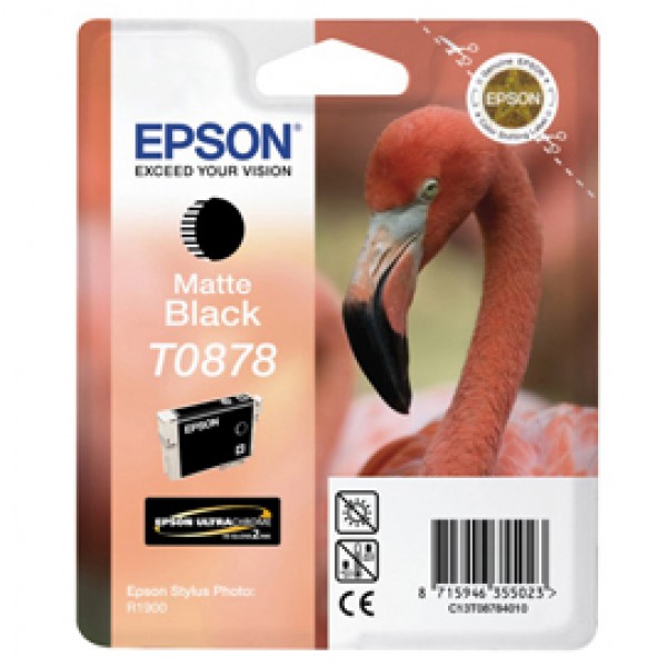 Epson - Cartuccia ink - Nero opaco - T0878 - C13T08784010 - 11,4ml