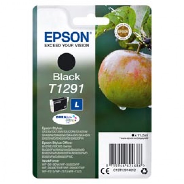 Epson - Cartuccia ink - Nero - T1291 - C13T12914012 - 11,2ml Epson - Cartuccia ink - Nero - T1291 - C13T12914012 - 11,2ml