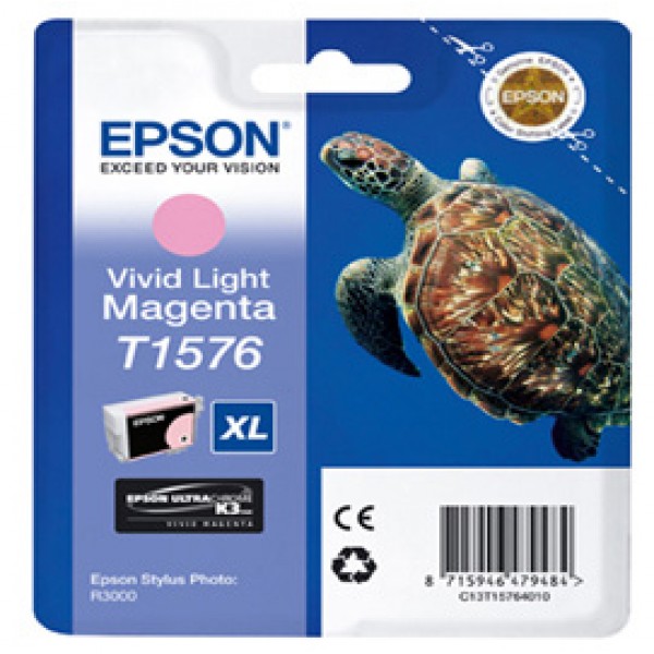 Epson - Cartuccia ink - Magenta chiaro - T1576 - C13T15764010 - 25,9ml