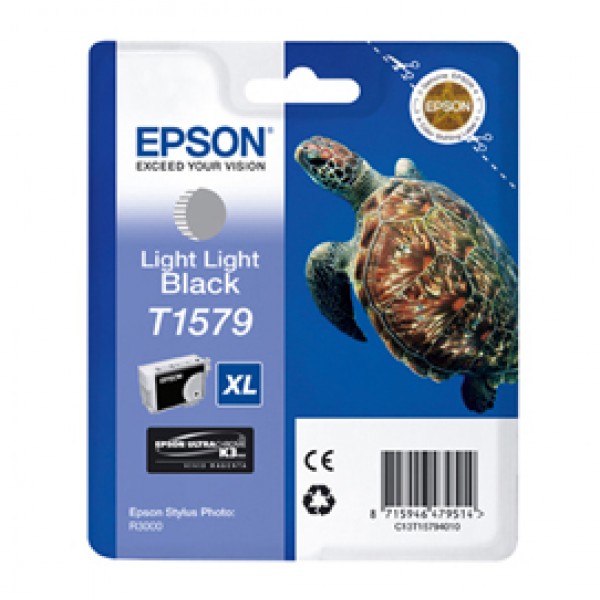 Epson - Cartuccia ink - Nero chiaro chiaro - T1579 - C13T15794010 - 25,9ml Epson - Cartuccia ink - Nero chiaro chiaro - T1579 - C13T15794010 - 25,9ml
