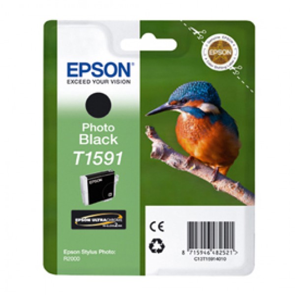 Epson - Cartuccia ink - Nero - T1591 - C13T15914010 - 17ml Epson - Cartuccia ink - Nero - T1591 - C13T15914010 - 17ml