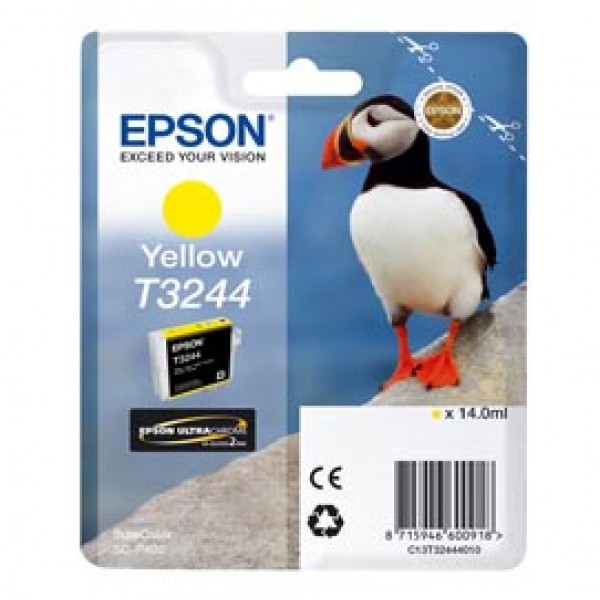 Epson - Cartuccia ink - Giallo - T3244 - C13T32444010 - 14ml Epson - Cartuccia ink - Giallo - T3244 - C13T32444010 - 14ml