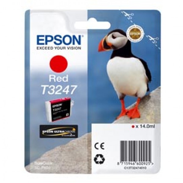 Epson - Cartuccia ink - Rosso - T3247 - C13T32454010 - 14ml