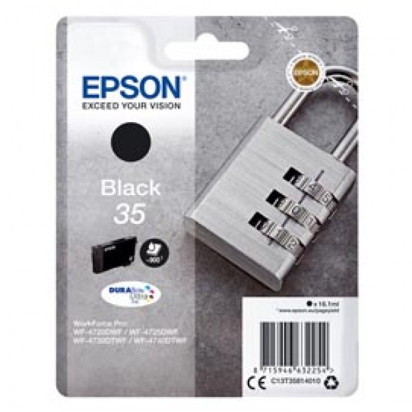 Epson - Cartuccia ink - 35 - Nero - C13T35814010 - 16,1ml Epson - Cartuccia ink - 35 - Nero - C13T35814010 - 16,1ml