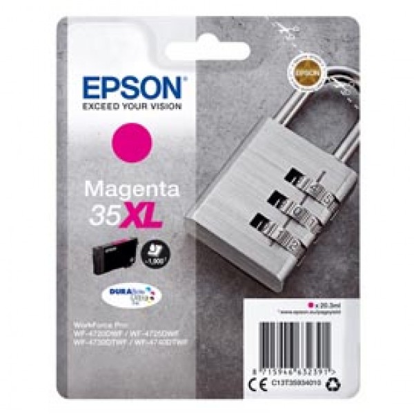 Epson - Cartuccia ink - 35XL - Magenta - C13T35934010 - 20,3ml Epson - Cartuccia ink - 35XL - Magenta - C13T35934010 - 20,3ml