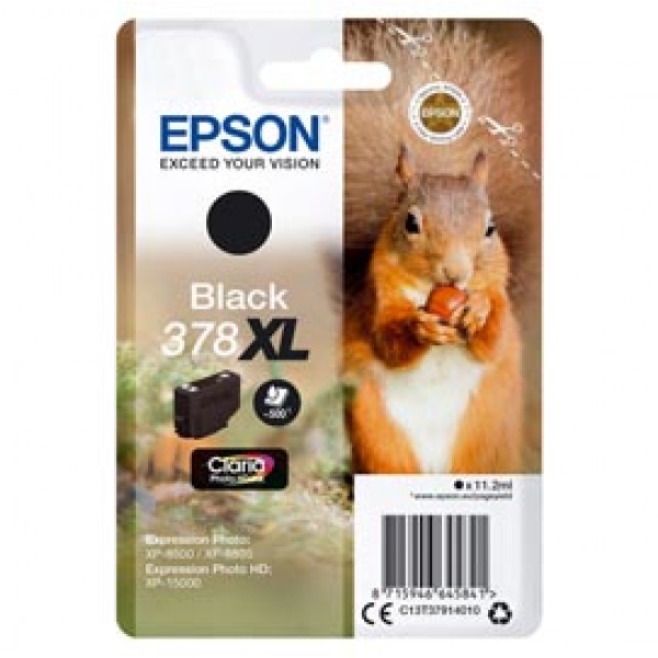 Epson - Cartuccia ink - 378XL - Nero - C13T37914010 - 11,2ml Epson - Cartuccia ink - 378XL - Nero - C13T37914010 - 11,2ml
