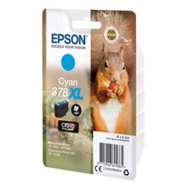 Epson - Cartuccia ink - 378XL - Ciano - C13T37924010 - 9,3ml Epson - Cartuccia ink - 378XL - Ciano - C13T37924010 - 9,3ml