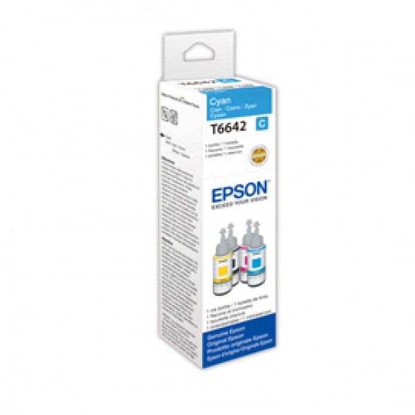 Epson - Flacone - Ciano - T6642 - C13T664240 - 70ml Epson - Flacone - Ciano - T6642 - C13T664240 - 70ml