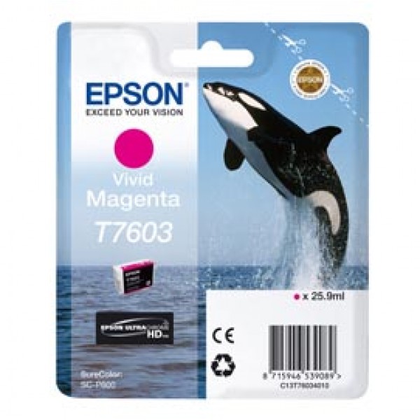 Epson - Cartuccia ink - Magenta - T7603 - C13T76034010 - 25,9ml