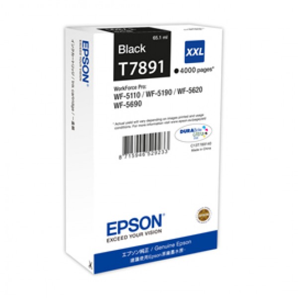 Epson - Tanica - Nero - T7891 - C13T789140 - 65,1ml Epson - Tanica - Nero - T7891 - C13T789140 - 65,1ml