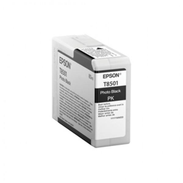 Epson - Cartuccia ink - Nero Photo - T8501 - C13T850100 - 80ml Epson - Cartuccia ink - Nero Photo - T8501 - C13T850100 - 80ml
