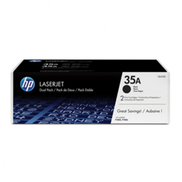 Hp - Confezione 2 Toner - 35A - Nero - CB435AD - 1.500 pag/cad Hp - Confezione 2 Toner - 35A - Nero - CB435AD - 1.500 pag/cad