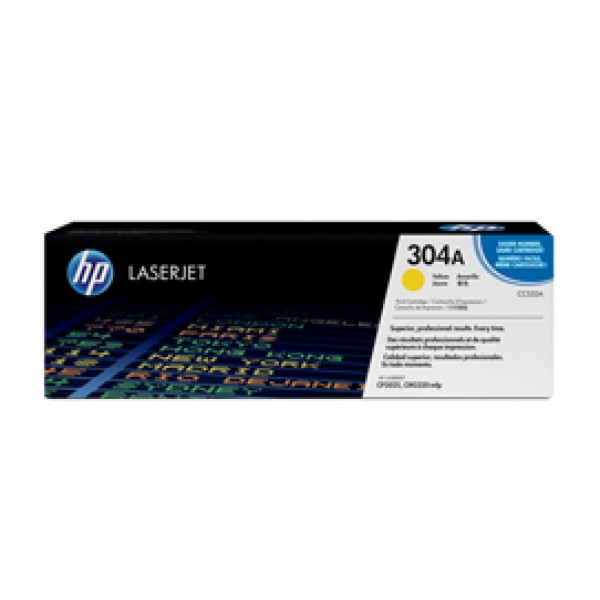 Hp - Toner - 304A - Giallo - CC532A - 2.800 pag Hp - Toner - 304A - Giallo - CC532A - 2.800 pag