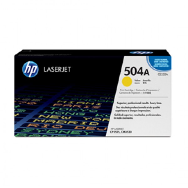 Hp - Toner - 504A - Giallo - CE252A - 7.000 pag Hp - Toner - 504A - Giallo - CE252A - 7.000 pag
