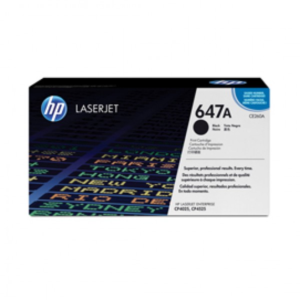 Hp - Toner - 647A - Nero - CE260A - 8.500 pag Hp - Toner - 647A - Nero - CE260A - 8.500 pag