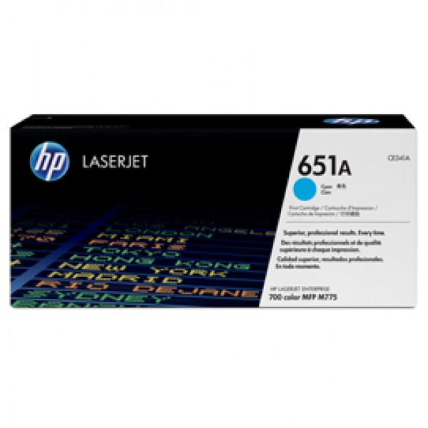 Hp - Toner - 651A - Ciano - CE341A - 16.000 pag