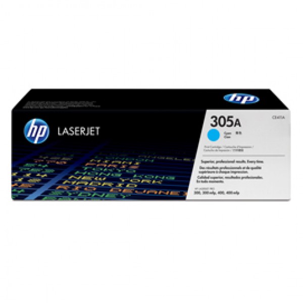Hp - Toner - 305A - Ciano - CE411A - 2.600 pag Hp - Toner - 305A - Ciano - CE411A - 2.600 pag