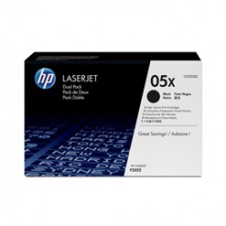 Hp - Confezione 2 Toner - 05X - Nero - CE505XD - 6.500 pag cad