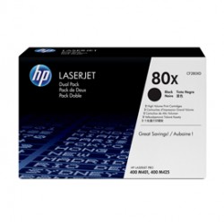 Hp - Confezione 2 Toner - 80X - Nero - CF280XD - 6.900 pag cad