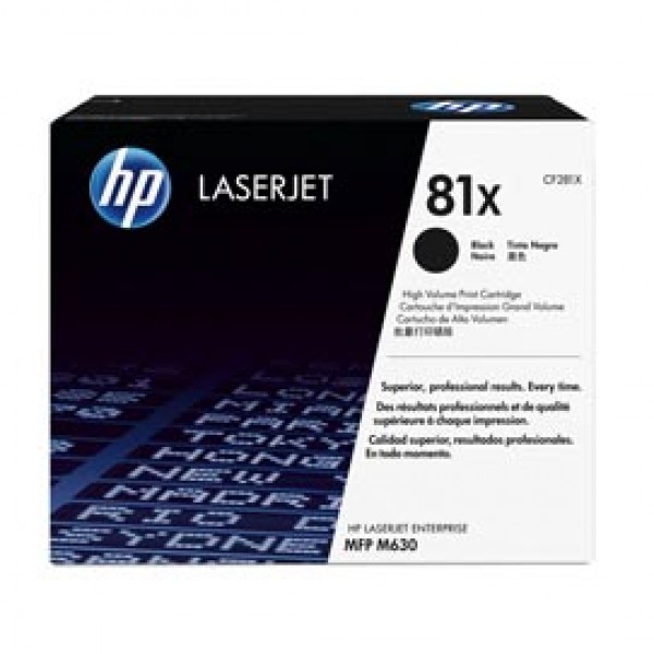 Hp - Toner - 81X - Nero - CF281X - 25.000 pag Hp - Toner - 81X - Nero - CF281X - 25.000 pag