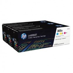 Hp - Confezione 3 Toner - 305A - C/M/Y - CF370AM - 2.600 pag cad