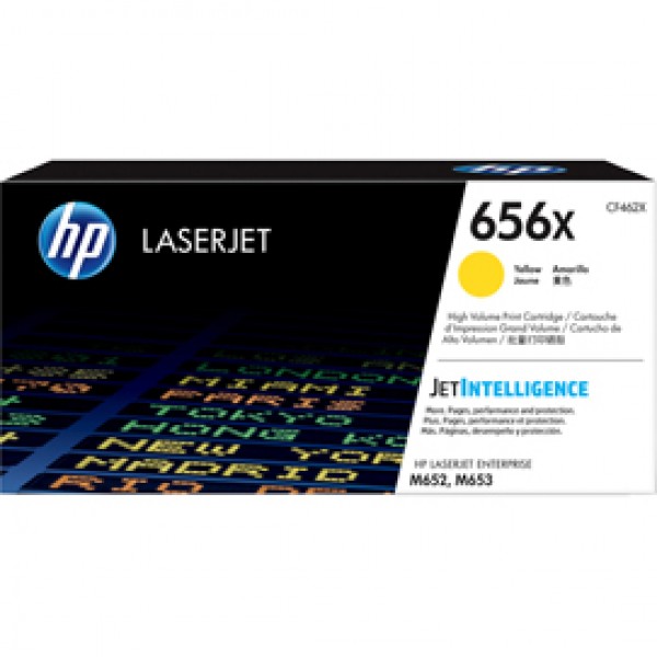 Hp - Toner - 656X - Giallo - CF462X - 22.000 pag Hp - Toner - 656X - Giallo - CF462X - 22.000 pag