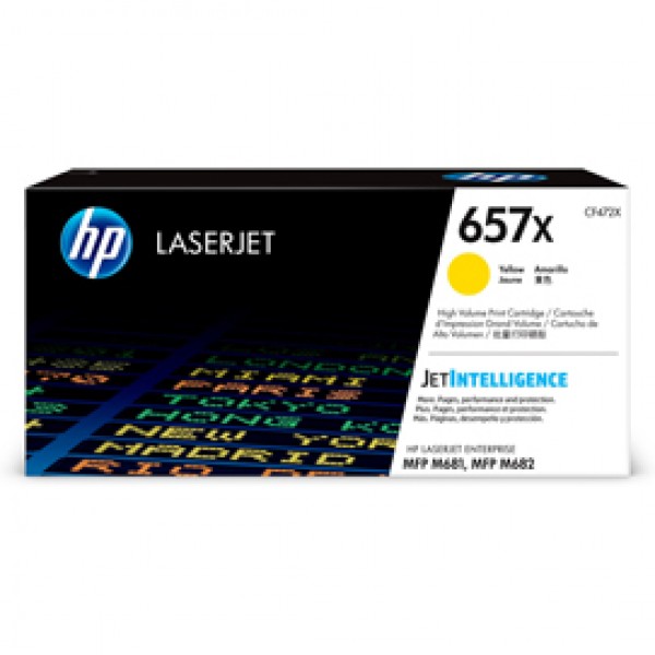 Hp - Toner - 657X - Giallo - CF472X - 23.000 pag Hp - Toner - 657X - Giallo - CF472X - 23.000 pag