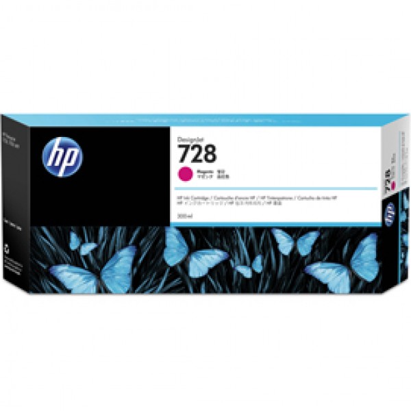 Hp -Cartuccia ink - 728 - Magenta - F9K16A - 300ml Hp -Cartuccia ink - 728 - Magenta - F9K16A - 300ml