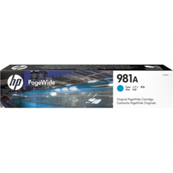Hp - Cartuccia ink - 981A - Ciano - J3M68A - 6.000 pag Hp - Cartuccia ink - 981A - Ciano - J3M68A - 6.000 pag