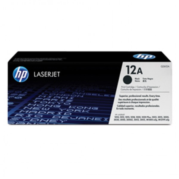 Hp - Toner - 12A - Nero - Q2612A - 2.000 pag Hp - Toner - 12A - Nero - Q2612A - 2.000 pag