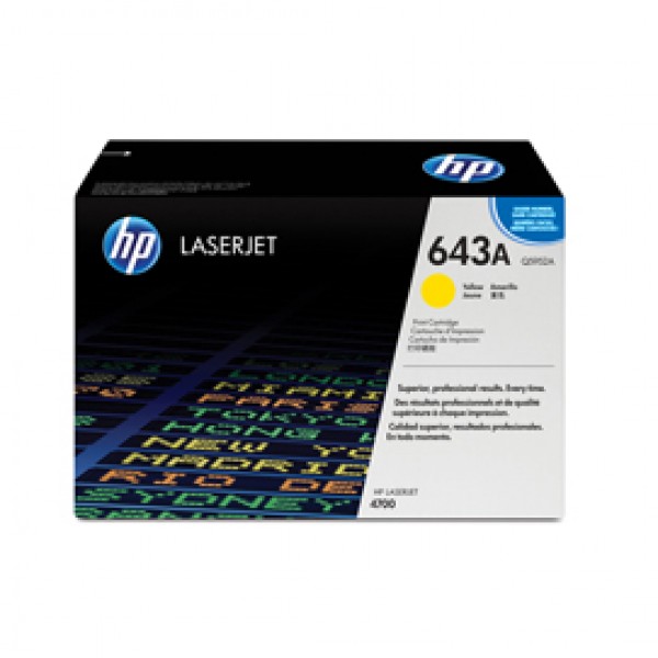Hp - Toner - 643A - Giallo - Q5952A - 10.000 pag Hp - Toner - 643A - Giallo - Q5952A - 10.000 pag