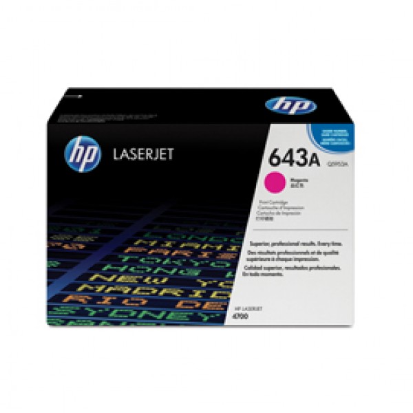 Hp - Toner - 643A - Magenta - Q5953A - 10.000 pag Hp - Toner - 643A - Magenta - Q5953A - 10.000 pag