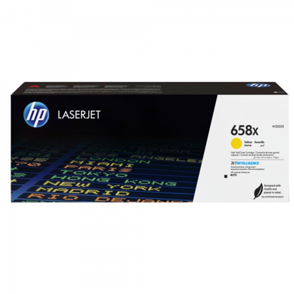 Hp - Cartuccia toner originale LaserJet HP 658X - Giallo - W2002X - ad alta capacità Hp - Cartuccia toner originale LaserJet HP 658X - Giallo - W2002X - ad alta capacità