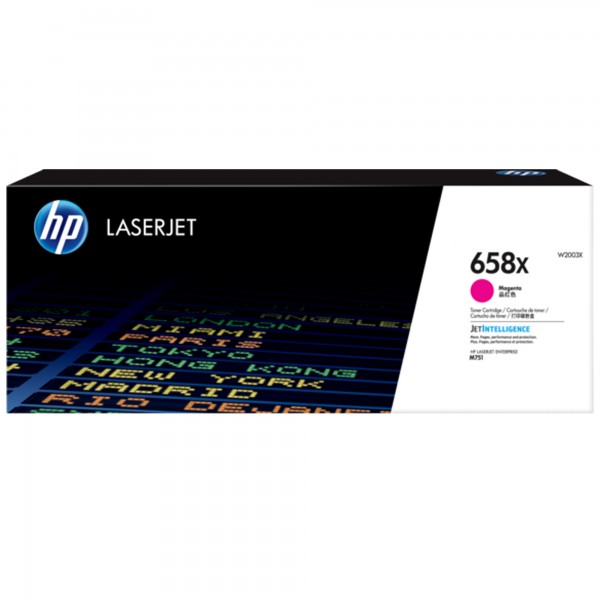 Hp - Cartuccia toner originale LaserJet HP 658X - Magenta - W2003X - ad alta capacità