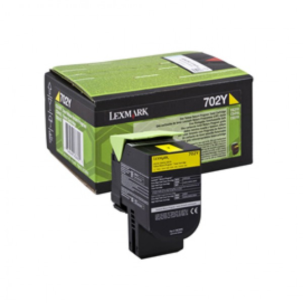 Lexmark - Toner - Giallo - 70C20Y0 - return program - 1.000 pag Lexmark - Toner - Giallo - 70C20Y0 - return program - 1.000 pag